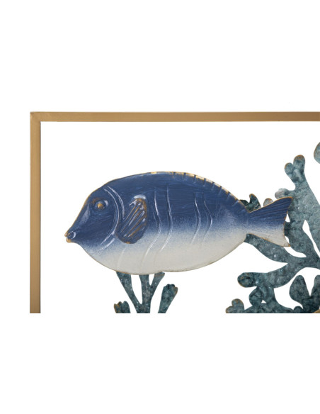 PANNELLO IN FERRO FISH CM 50,2X3,8X50,2 