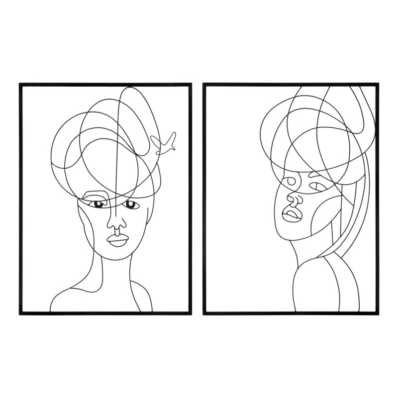 PANNELLO IN FERRO WOMAN SIMPLY COPPIA CM 60X1X80 