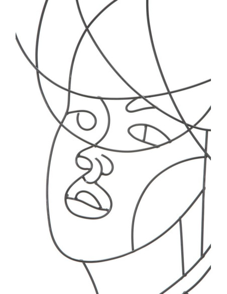 PANNELLO IN FERRO WOMAN SIMPLY COPPIA CM 60X1X80 