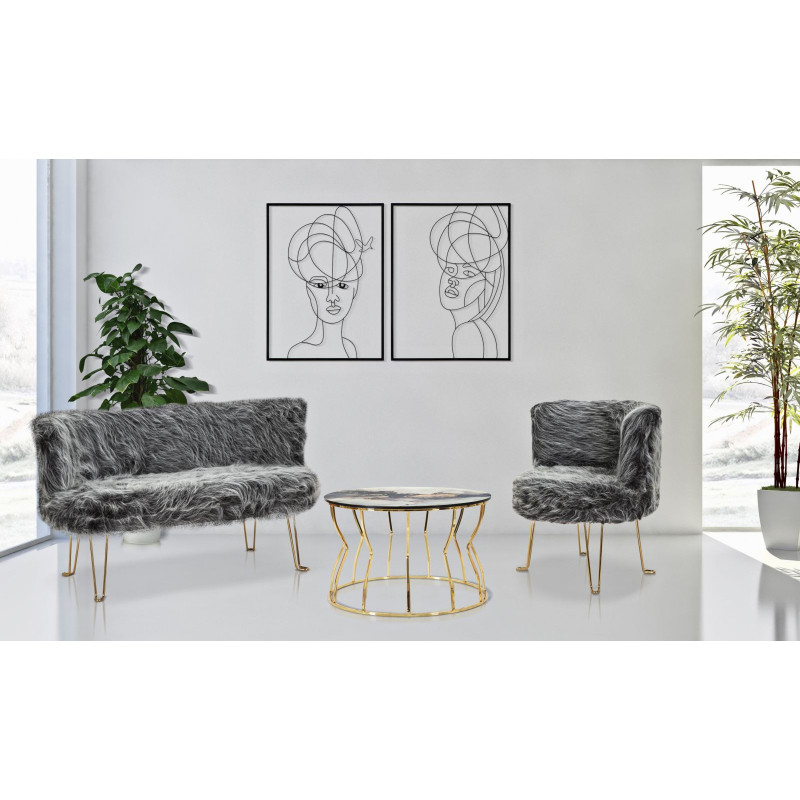 PANNELLO IN FERRO WOMAN SIMPLY COPPIA CM 60X1X80 