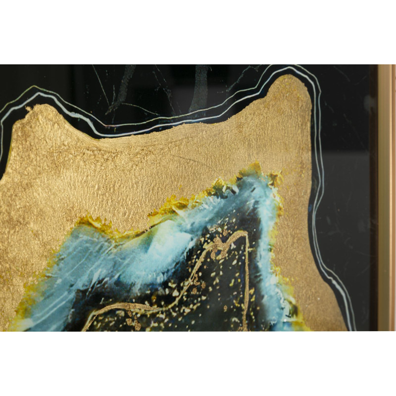 PANNELLO VETRO C/CORNICE DARKY CM 60X3,5X90 