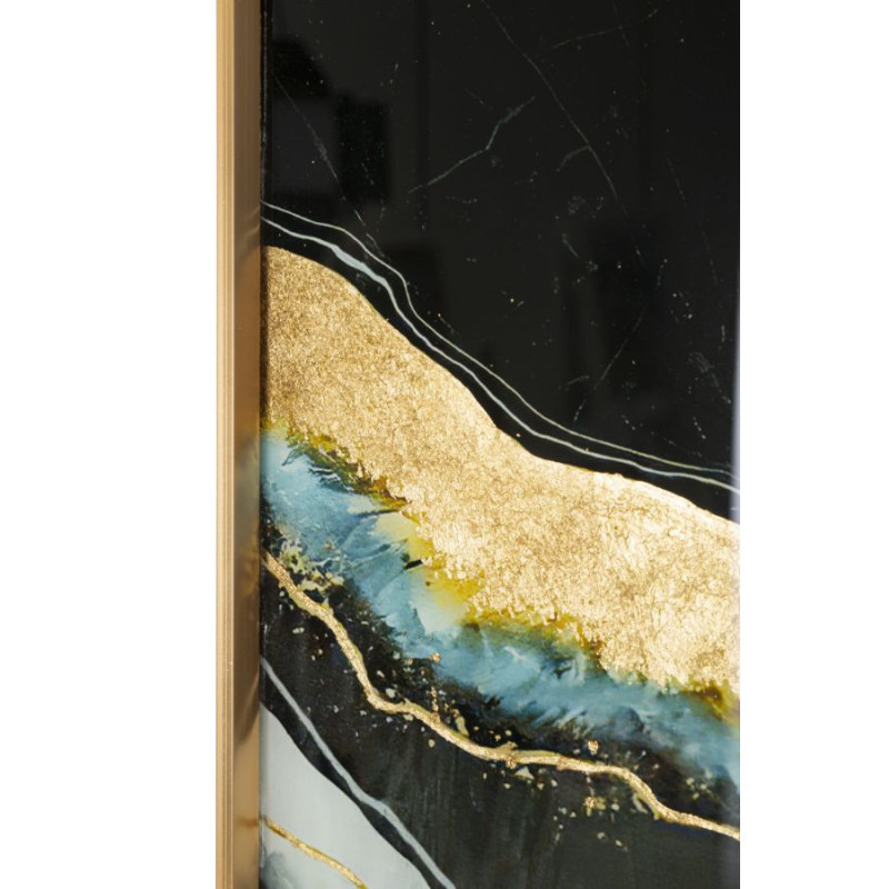 PANNELLO VETRO C/CORNICE DARKY CM 60X3,5X90 