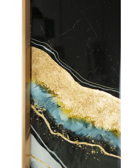 PANNELLO VETRO C/CORNICE DARKY CM 60X3,5X90 