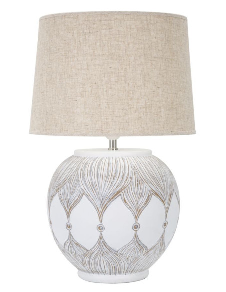 LAMPADA DA TAVOLO RESINA ROT. ATENE CM Ø 38X59 