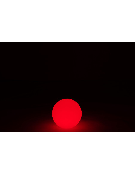 Lampe à poser Led 16 couleurs Boule Rock 30 cm en Plastique Blanc - 4