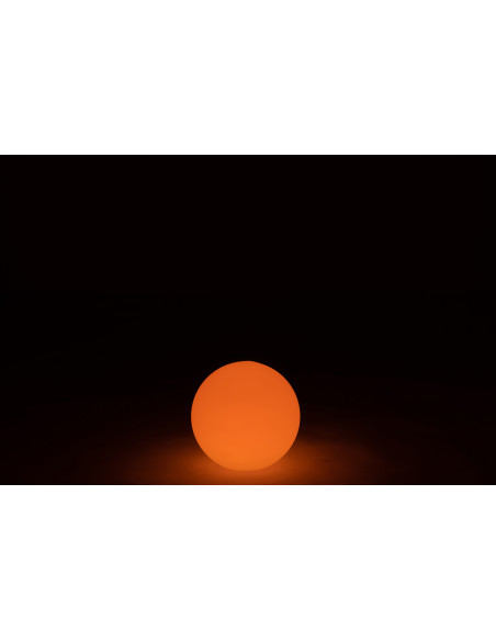 Lampe à poser Led 16 couleurs Boule Rock 30 cm en Plastique Blanc - 5