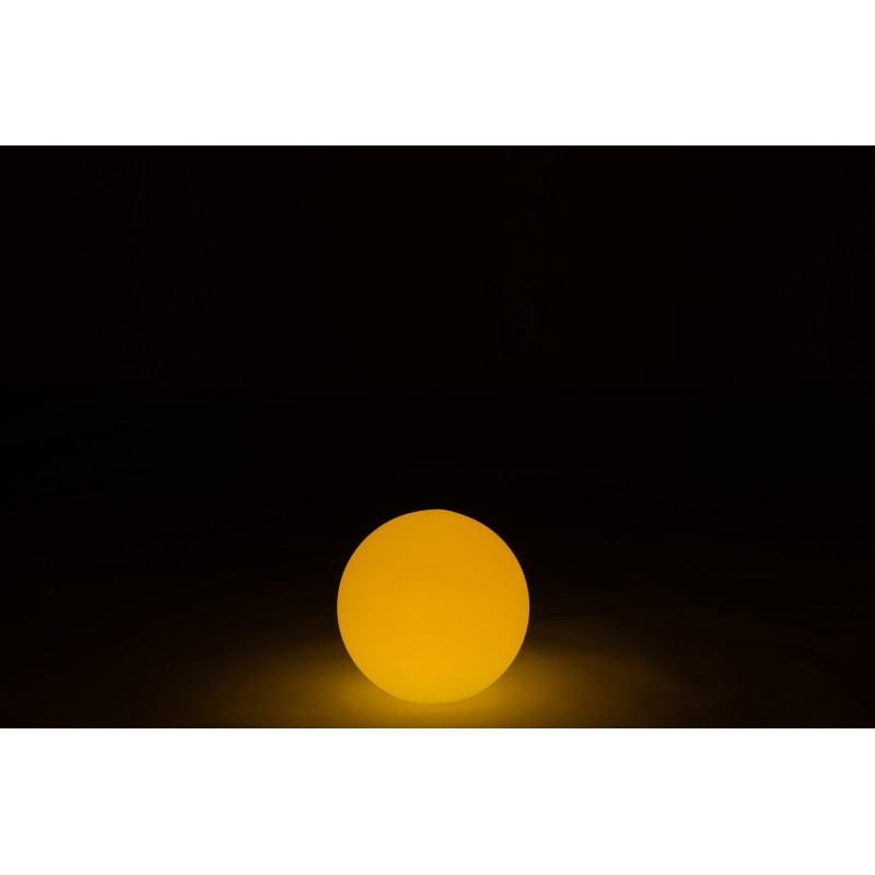 Lampe à poser Led 16 couleurs Boule Rock 30 cm en Plastique Blanc - 6