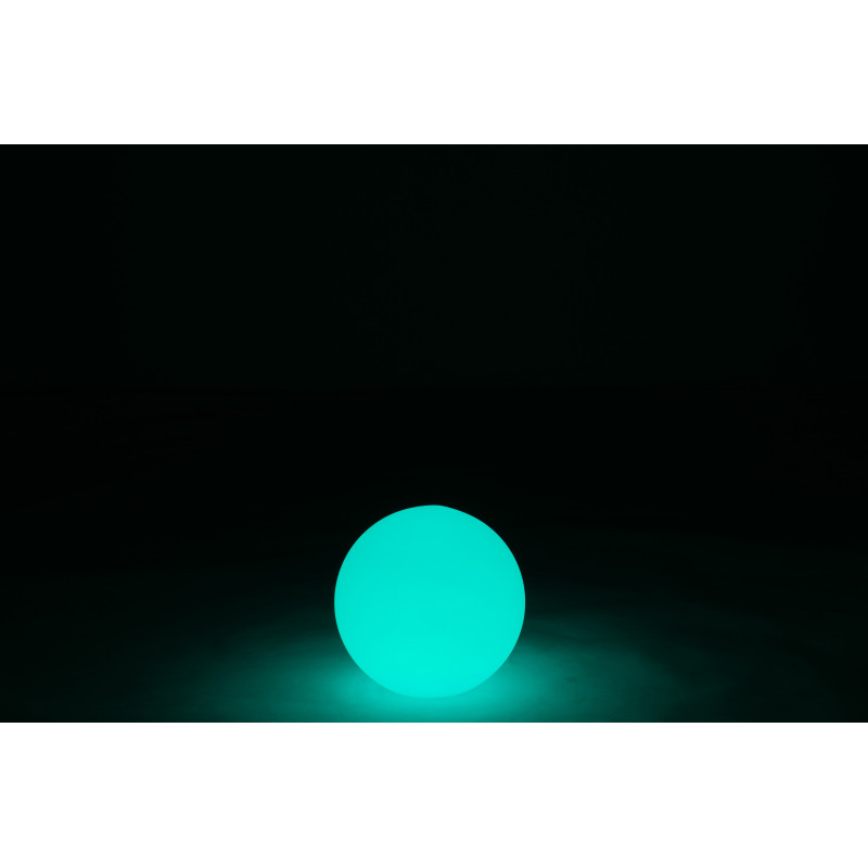 Lampe à poser Led 16 couleurs Boule Rock 30 cm en Plastique Blanc - 10