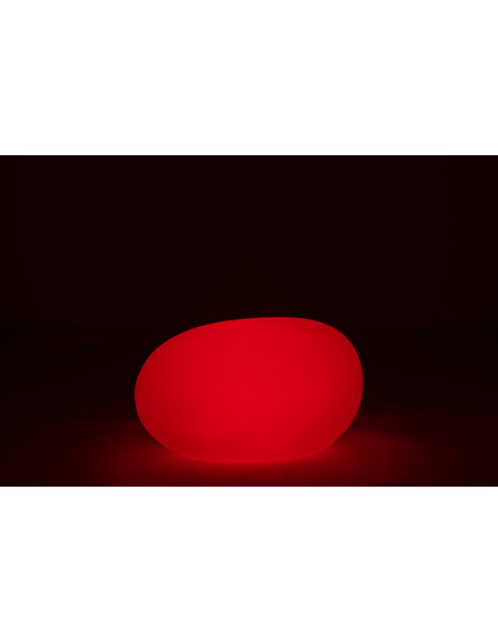 Lampe à poser Led 16 couleurs Rocher Rock 80 cm en Plastique Blanc - 2