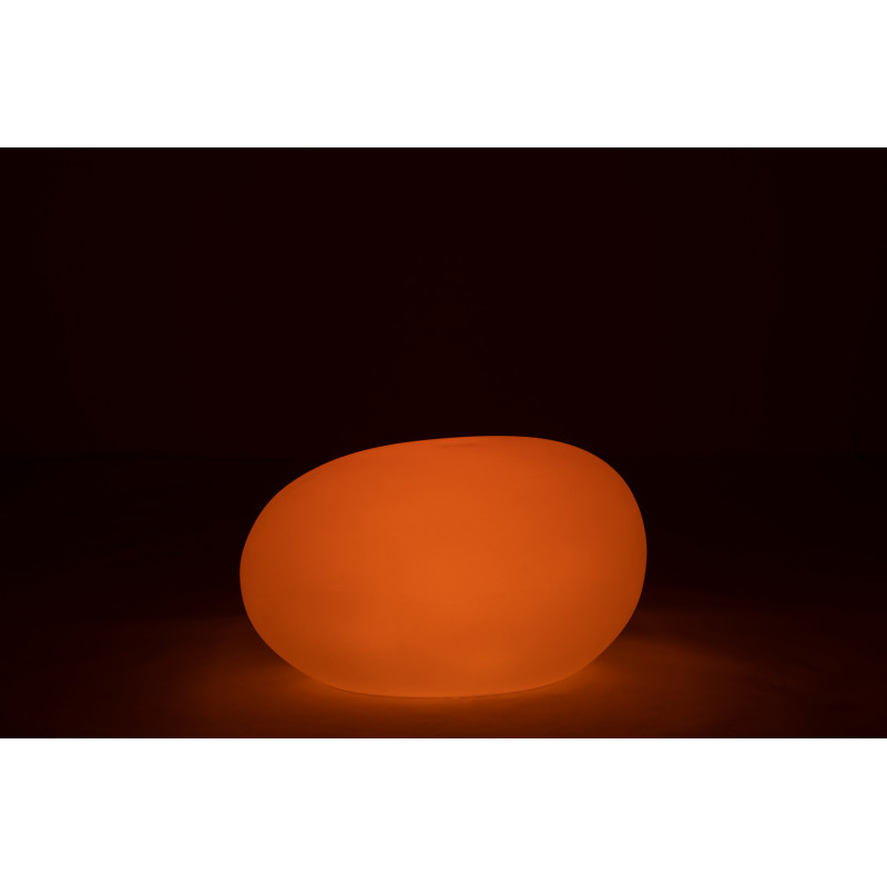 Lampe à poser Led 16 couleurs Rocher Rock 80 cm en Plastique Blanc - 3