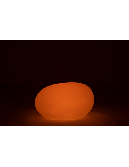 Lampe à poser Led 16 couleurs Rocher Rock 80 cm en Plastique Blanc - 3