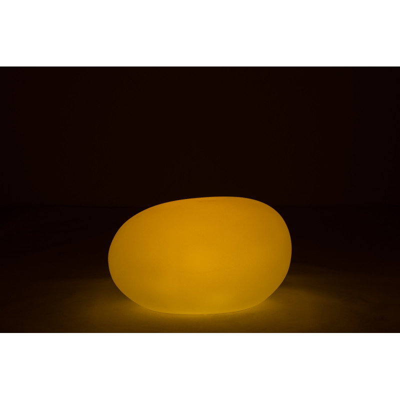 Lampe à poser Led 16 couleurs Rocher Rock 80 cm en Plastique Blanc - 4