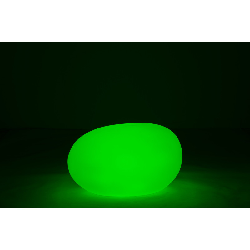 Lampe à poser Led 16 couleurs Rocher Rock 80 cm en Plastique Blanc - 7