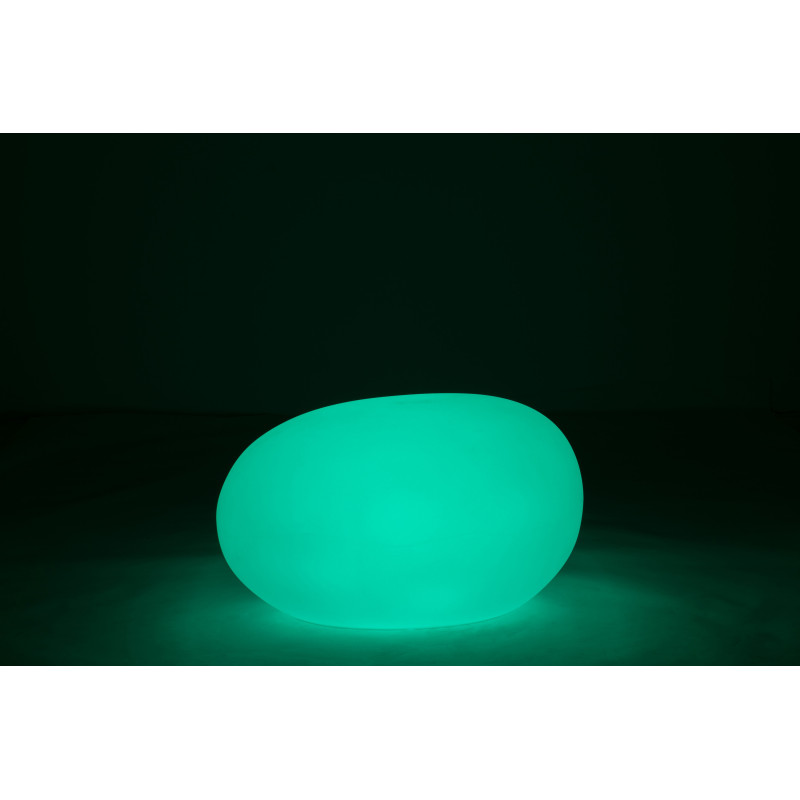 Lampe à poser Led 16 couleurs Rocher Rock 80 cm en Plastique Blanc - 8