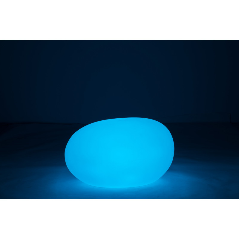Lampe à poser Led 16 couleurs Rocher Rock 80 cm en Plastique Blanc - 10
