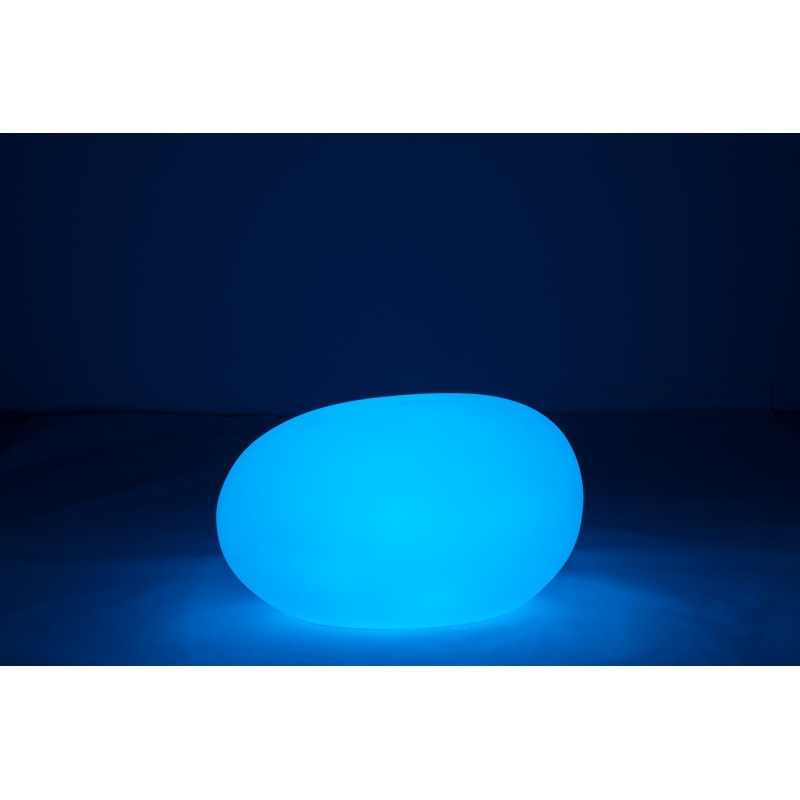 Lampe à poser Led 16 couleurs Rocher Rock 80 cm en Plastique Blanc - 11
