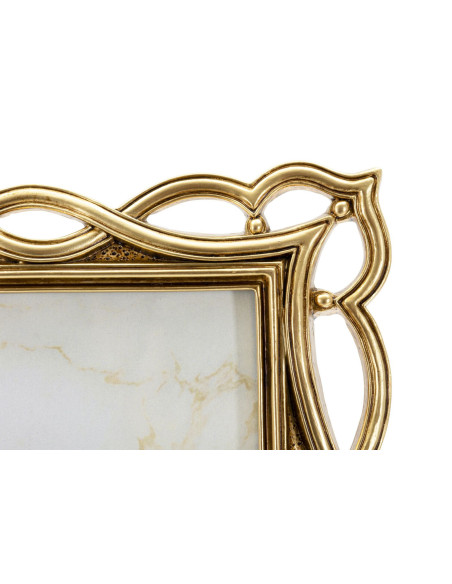 Cadre photo design chic Vagues pour photo 15x20 Résine Doré Wave 