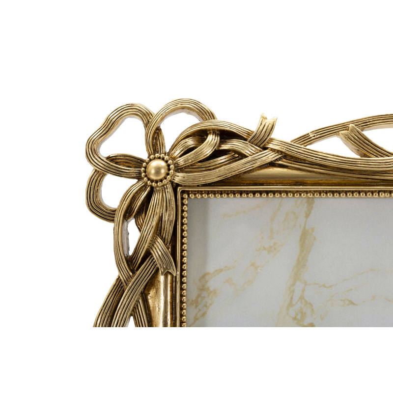 Grand Cadre photo design chic Noeuds pour photo 20x25 Résine Doré Knot 