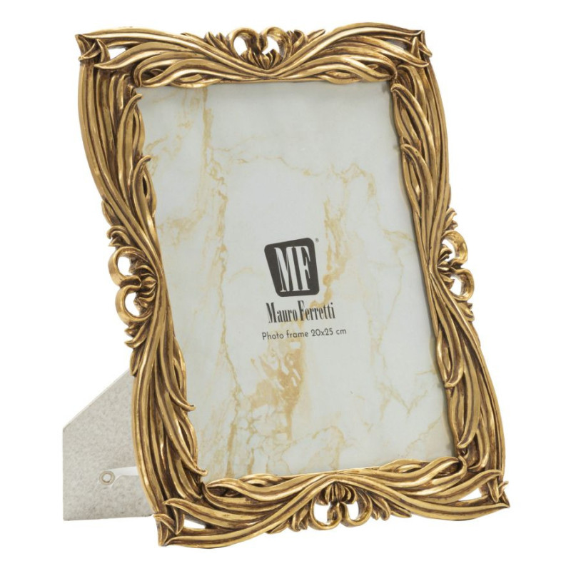 Grand Cadre photo design baroque pour photo 20x25 Résine Doré Barok 