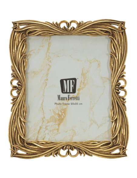 Grand Cadre photo design baroque pour photo 20x25 Résine Doré Barok 