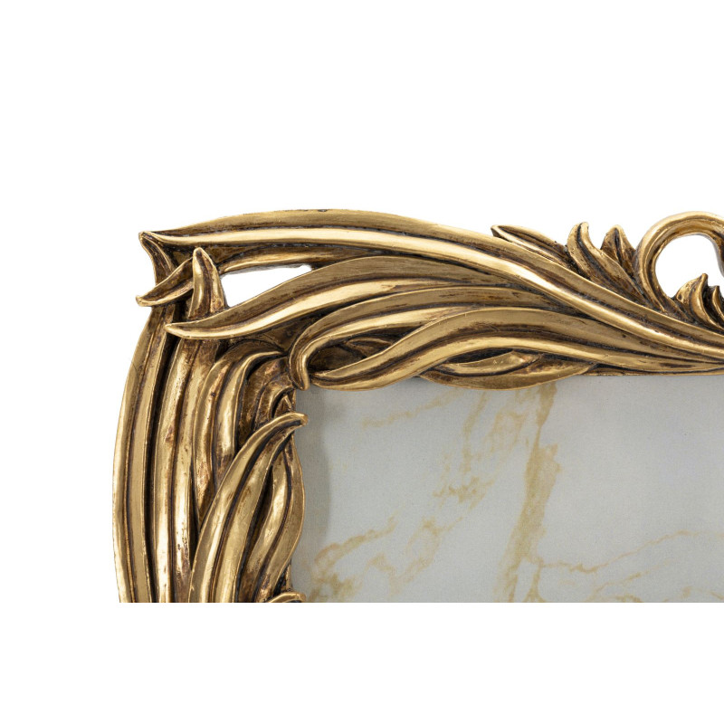 Grand Cadre photo design baroque pour photo 20x25 Résine Doré Barok 