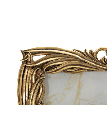 Grand Cadre photo design baroque pour photo 20x25 Résine Doré Barok 