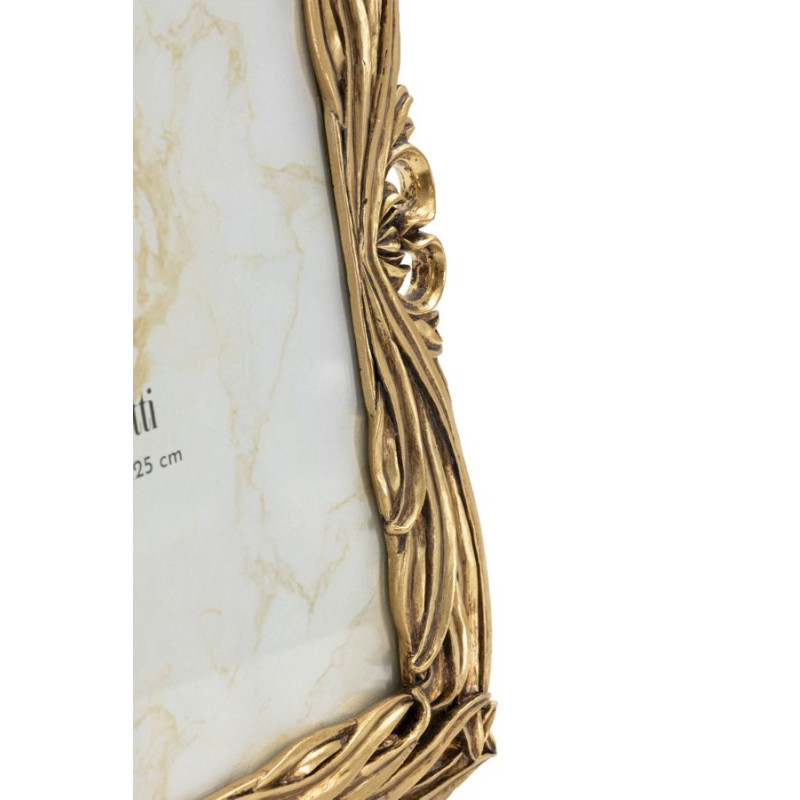 Grand Cadre photo design baroque pour photo 20x25 Résine Doré Barok 