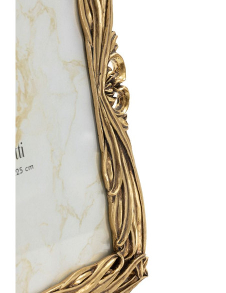 Grand Cadre photo design baroque pour photo 20x25 Résine Doré Barok 