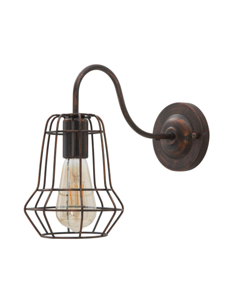 Applique murale design industrielle chic Métal Rouille Industry B 