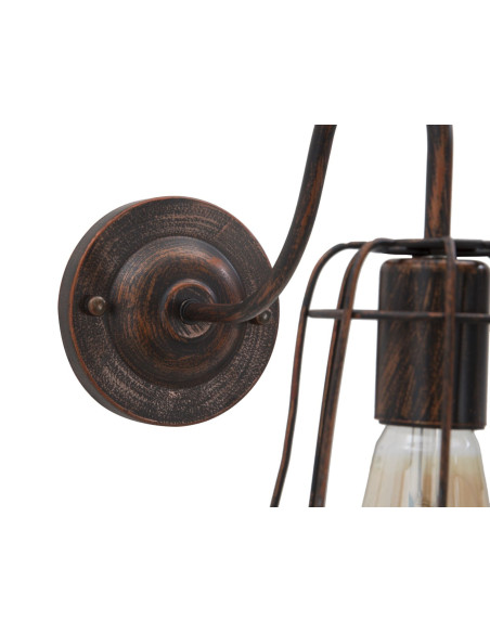 Applique murale design industrielle chic Métal Rouille Industry B 