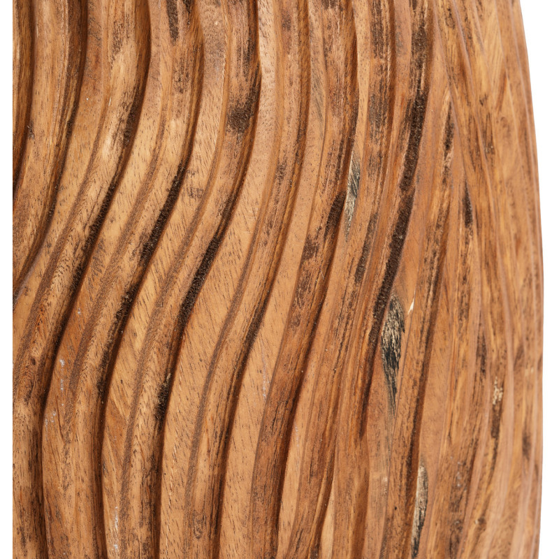 Table d'appoint moderne Ronde en Bois de suar Naturel The Celebes 