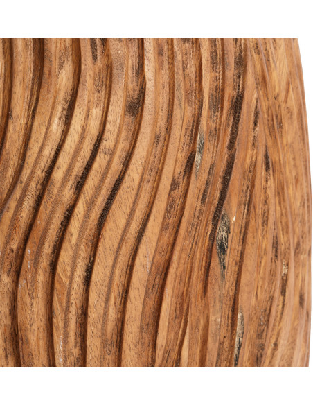 Table d'appoint moderne Ronde en Bois de suar Naturel The Celebes 