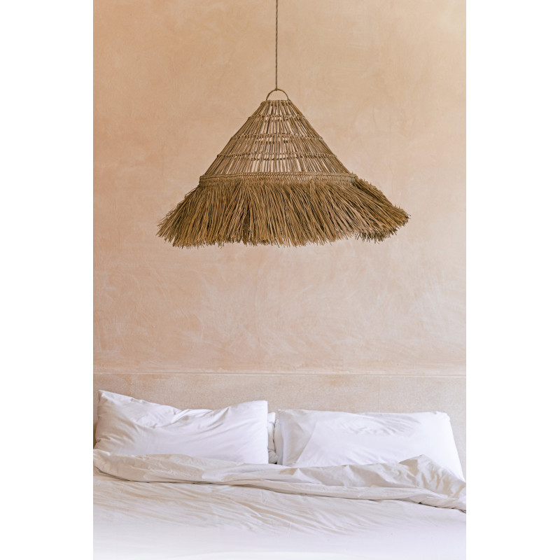Abat jour original XXL pour suspension 100 cm en Herbe Medong Naturel The Summer Vibes 