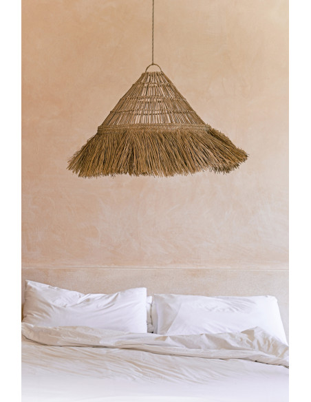 Abat jour original XXL pour suspension 100 cm en Herbe Medong Naturel The Summer Vibes 
