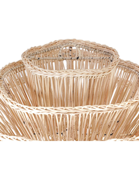 Abat jour original pour suspension 55 cm en Rotin Naturel The Shiitake 