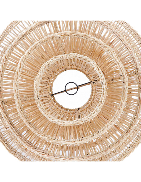Abat jour original pour suspension 55 cm en Rotin Naturel The Shiitake 