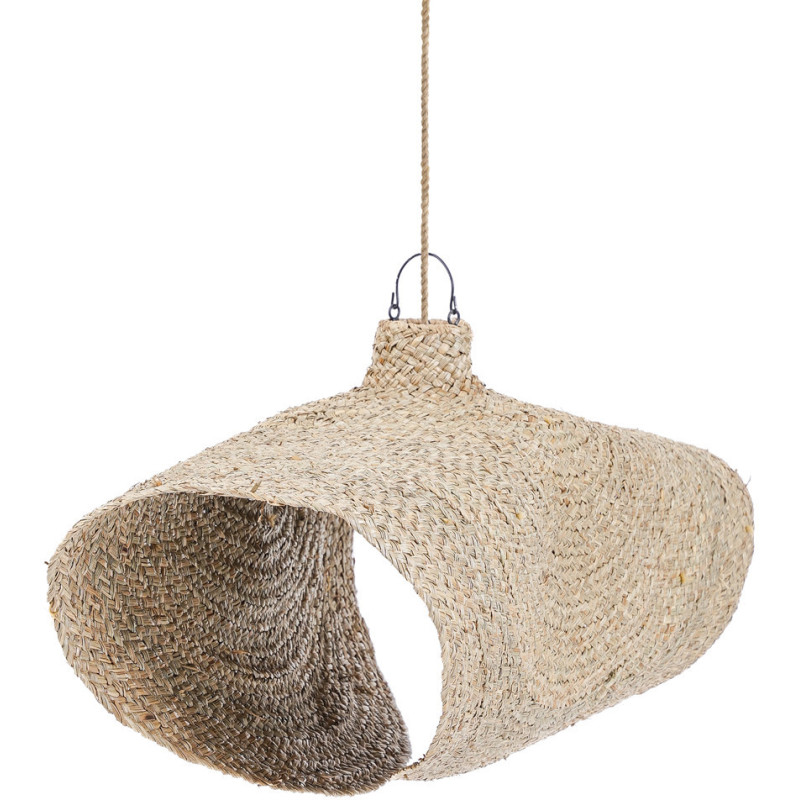 Abat-jour pour suspension XXL 100 cm Jacinthe d'eau Naturel The Qubba 