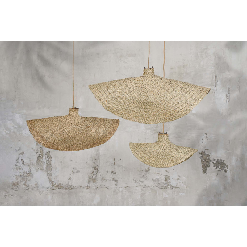 Abat-jour pour suspension XXL 100 cm Jacinthe d'eau Naturel The Qubba 