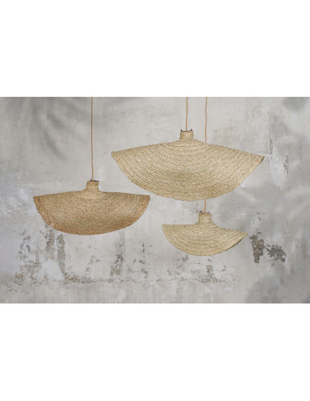 Abat-jour pour suspension XXL 100 cm Jacinthe d'eau Naturel The Qubba 
