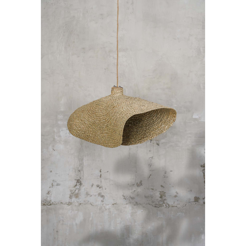 Abat-jour pour suspension XXL 100 cm Jacinthe d'eau Naturel The Qubba 