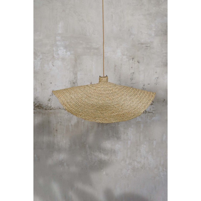 Abat-jour pour suspension XXL 100 cm Jacinthe d'eau Naturel The Qubba 
