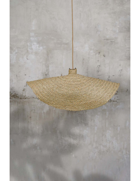 Abat-jour pour suspension XXL 100 cm Jacinthe d'eau Naturel The Qubba 
