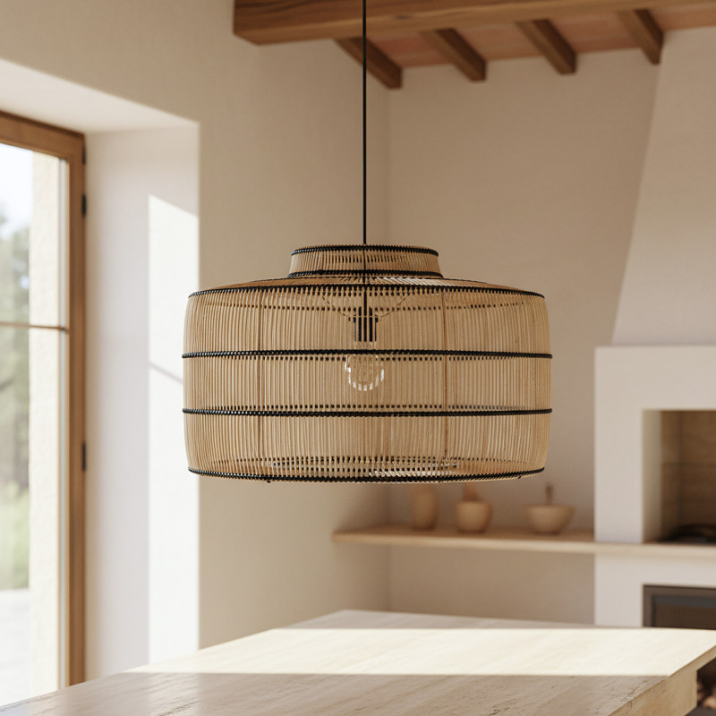 Suspension en rotin naturel 61 x 61 x...