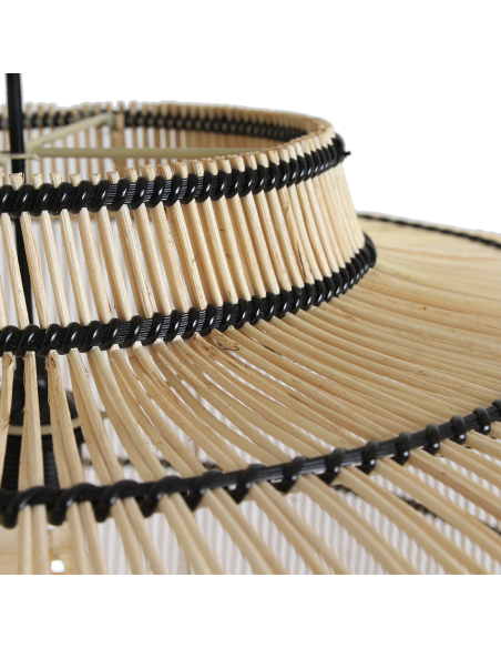 Suspension en rotin naturel 61 x 61 x 36 cm Stella