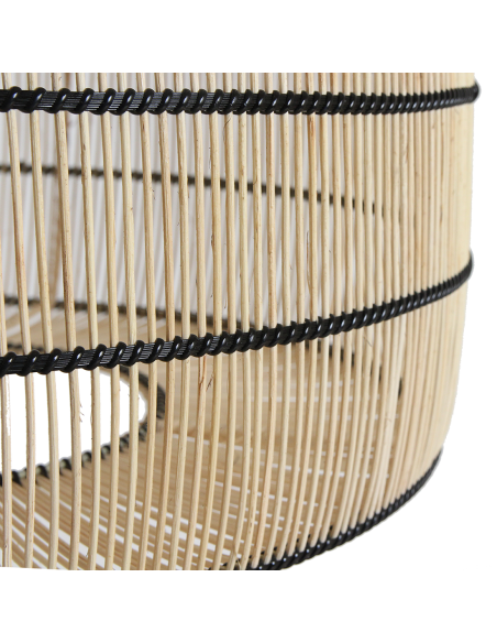 Suspension en rotin naturel 61 x 61 x 36 cm Stella