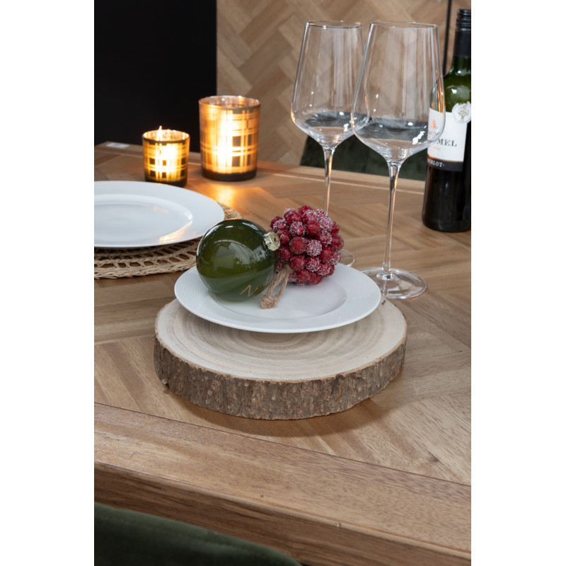 Plateau déco Rondin 25 cm Bois de...