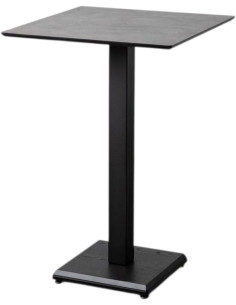 Table haute bistrot moderne Carrée 4 personnes en Métal...