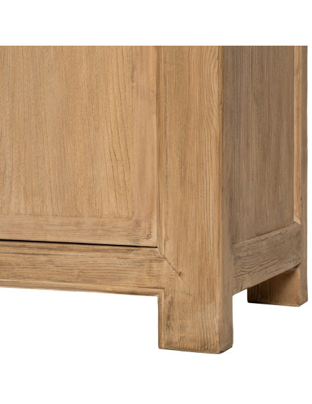 Buffet enfilade naturel en pin recyclé 240 cm Atelior