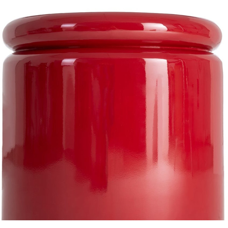 Table d’appoint en MDF laqué rouge 40...