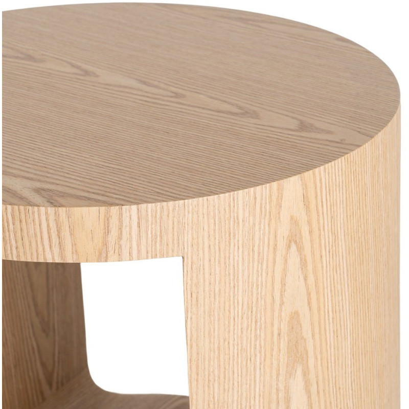 Table d'appoint design Japandi Ronde...